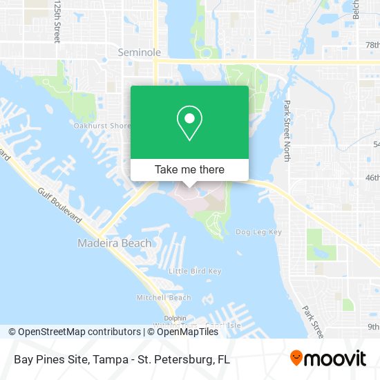 Bay Pines Site map