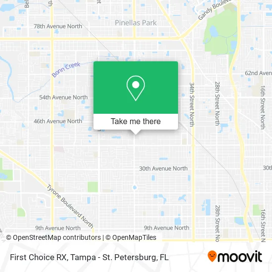 First Choice RX map