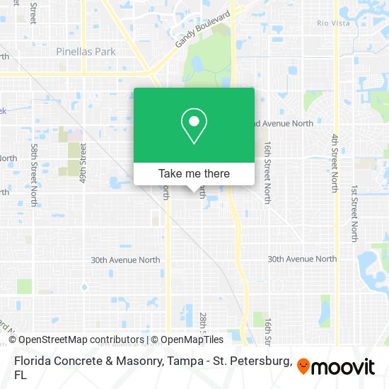 Mapa de Florida Concrete & Masonry