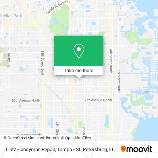 Lintz Handyman Repair map