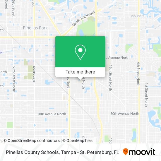 Mapa de Pinellas County Schools