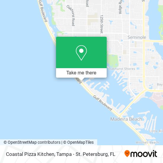 Coastal Pizza Kitchen map