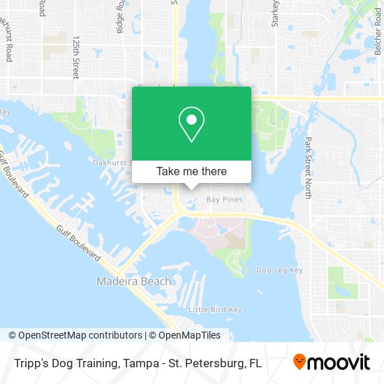 Tripp's Dog Training map