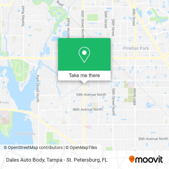 Dales Auto Body map