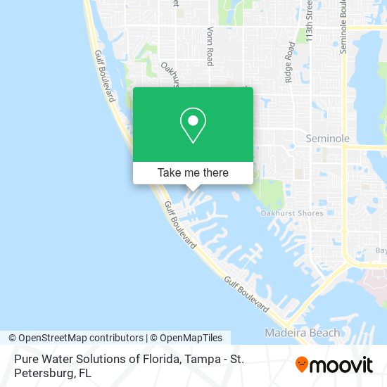 Pure Water Solutions of Florida map