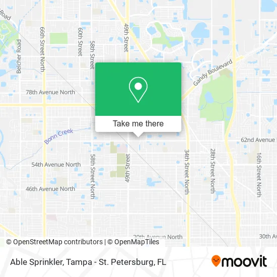 Able Sprinkler map
