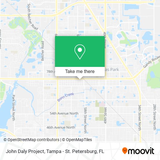 John Daly Project map