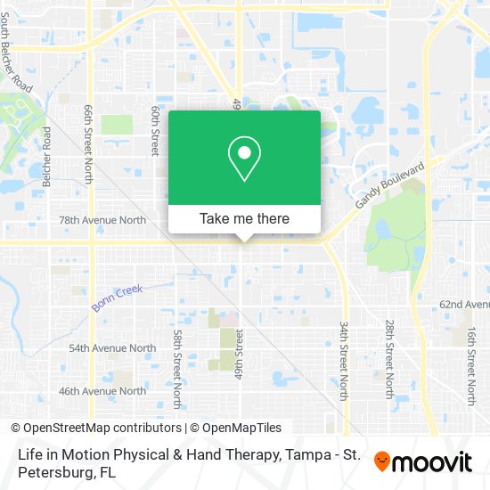 Life in Motion Physical & Hand Therapy map