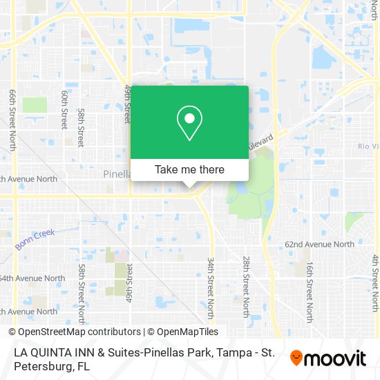 LA QUINTA INN & Suites-Pinellas Park map