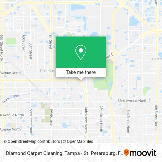 Diamond Carpet Cleaning map