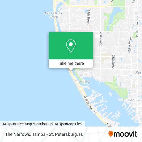 The Narrows map