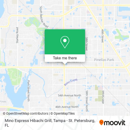 Mino Express Hibachi Grill map