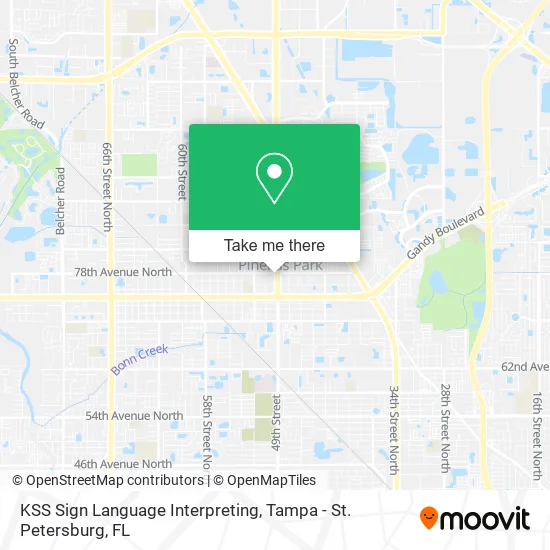 KSS Sign Language Interpreting map