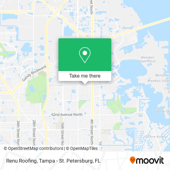 Renu Roofing map