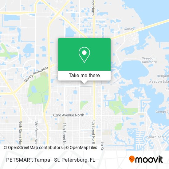 PETSMART map