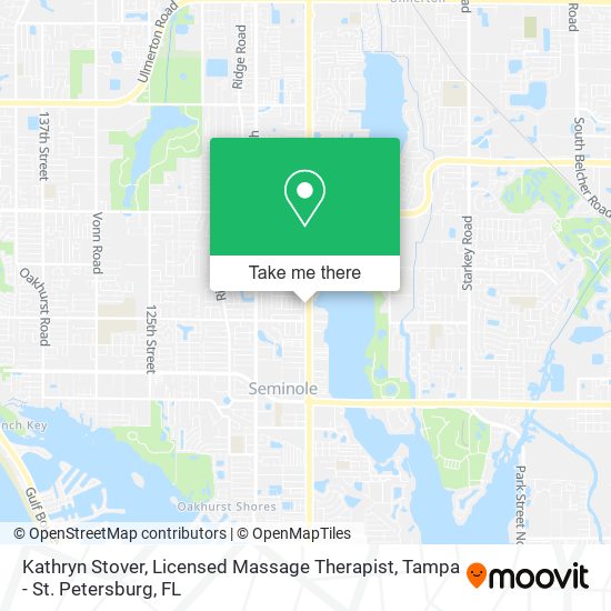 Kathryn Stover, Licensed Massage Therapist map