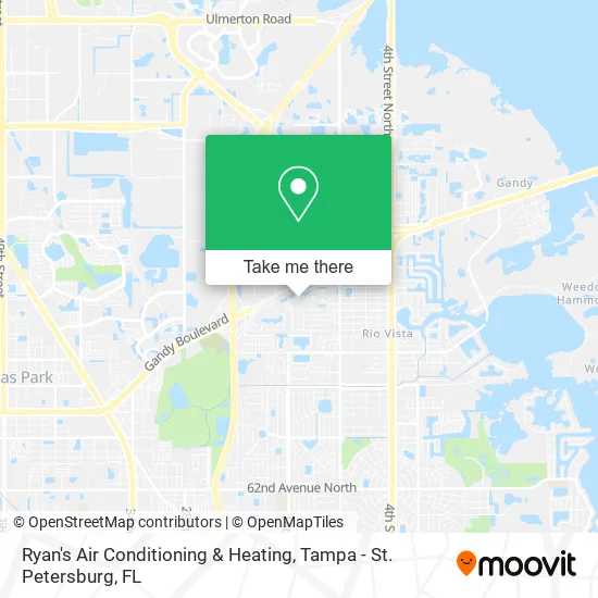 Ryan's Air Conditioning & Heating map