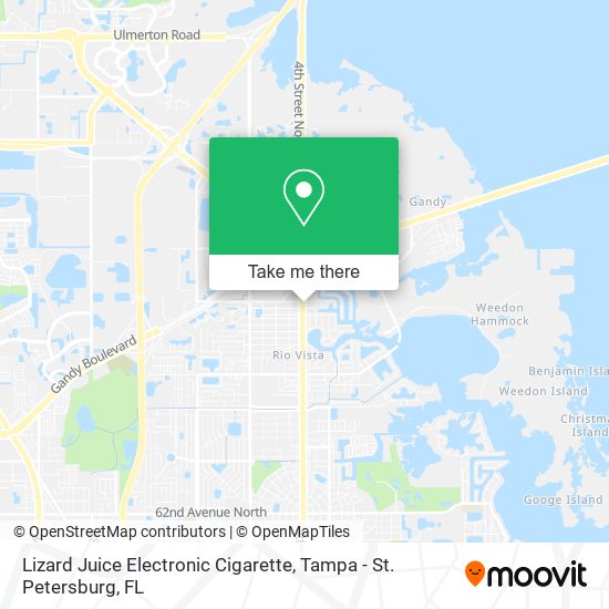 Mapa de Lizard Juice Electronic Cigarette