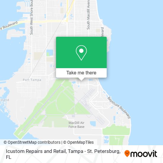 Mapa de Icustom Repairs and Retail