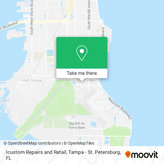 Mapa de Icustom Repairs and Retail