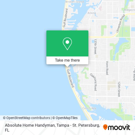 Absolute Home Handyman map