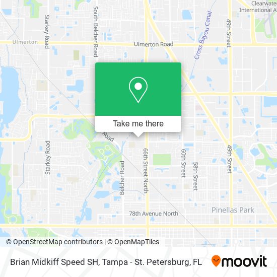 Mapa de Brian Midkiff Speed SH