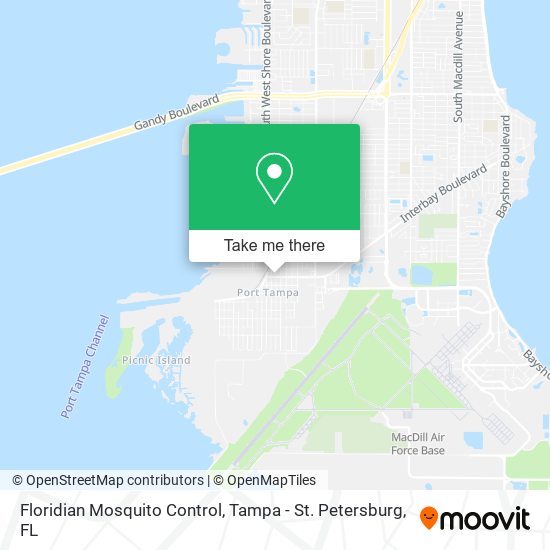 Floridian Mosquito Control map