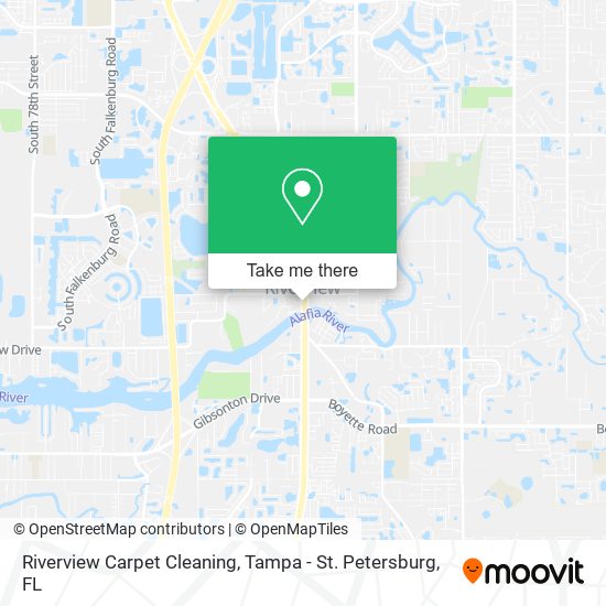 Riverview Carpet Cleaning map