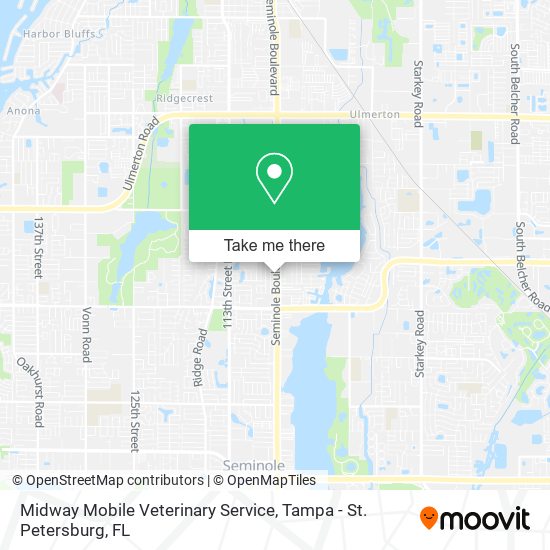 Midway Mobile Veterinary Service map