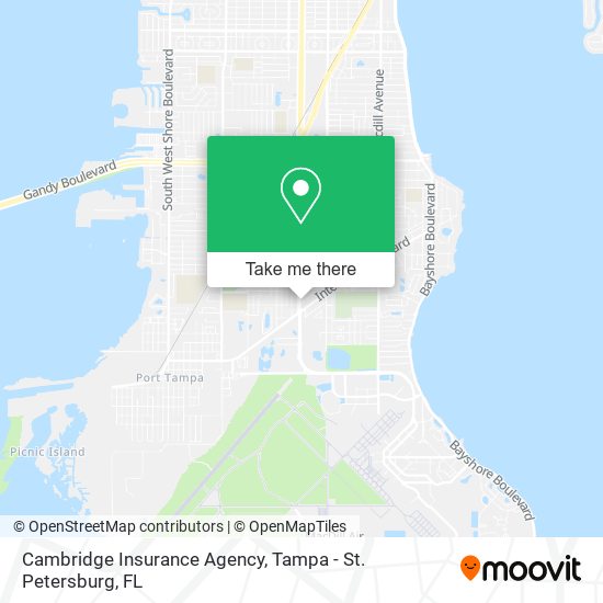 Cambridge Insurance Agency map