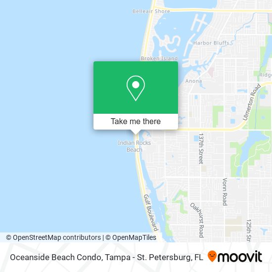 Oceanside Beach Condo map