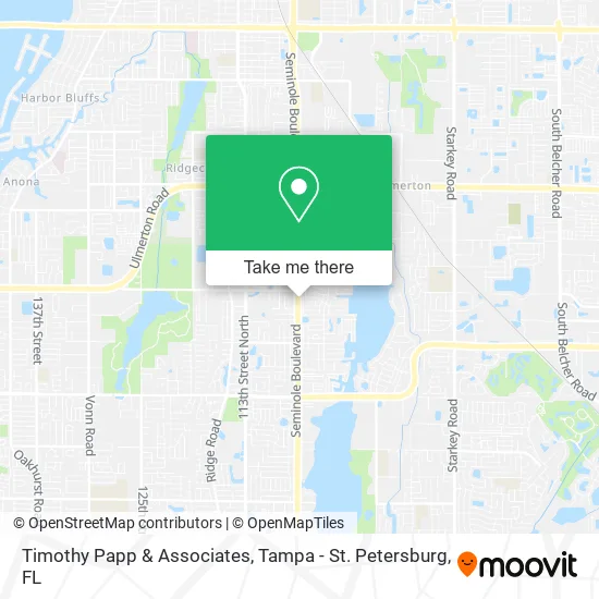 Timothy Papp & Associates map