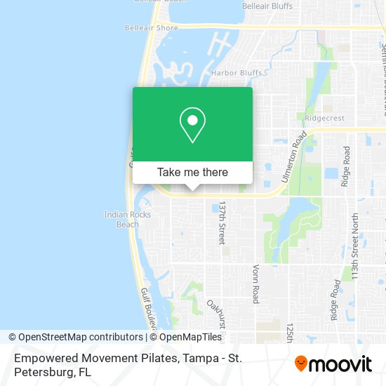 Mapa de Empowered Movement Pilates