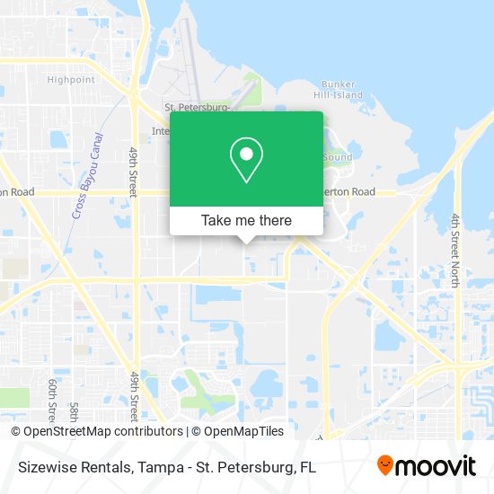 Sizewise Rentals map