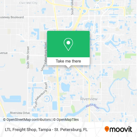 LTL Freight Shop map