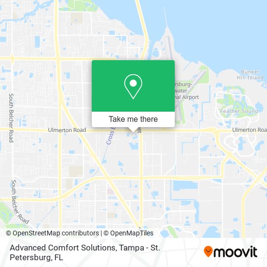 Advanced Comfort Solutions map