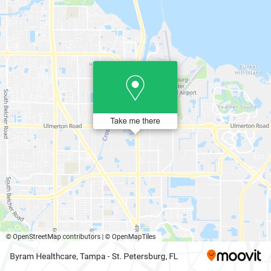 Mapa de Byram Healthcare