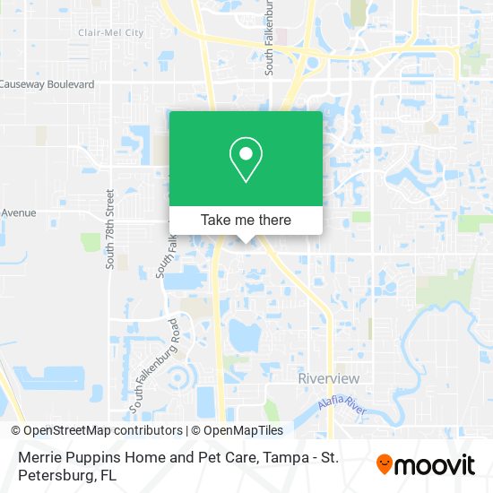 Merrie Puppins Home and Pet Care map