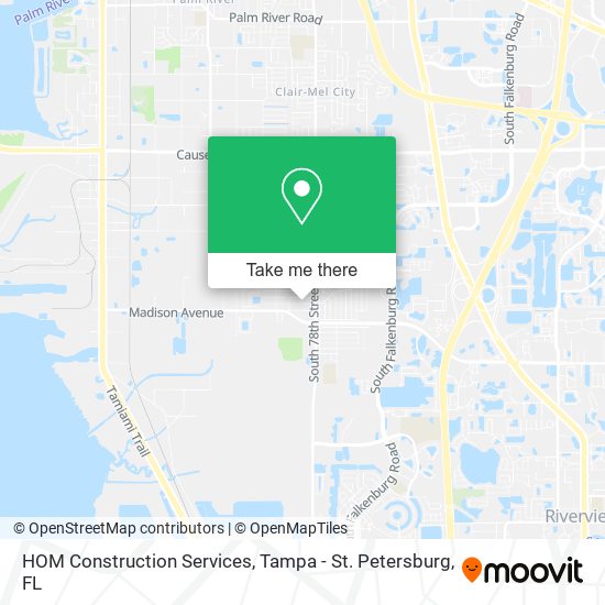 HOM Construction Services map