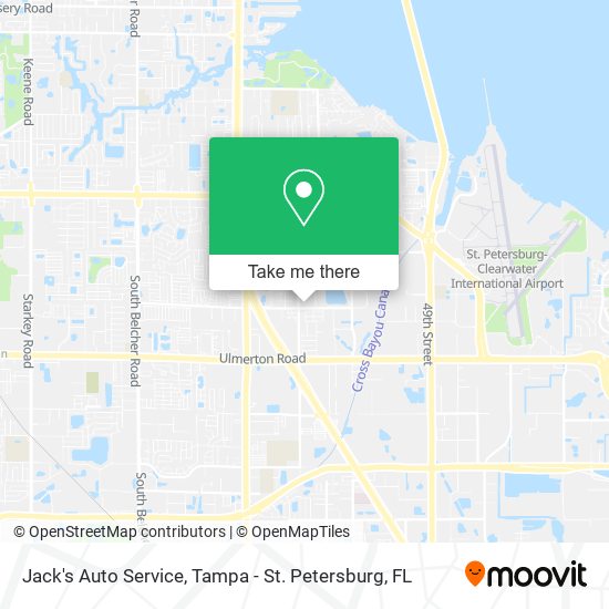 Jack's Auto Service map