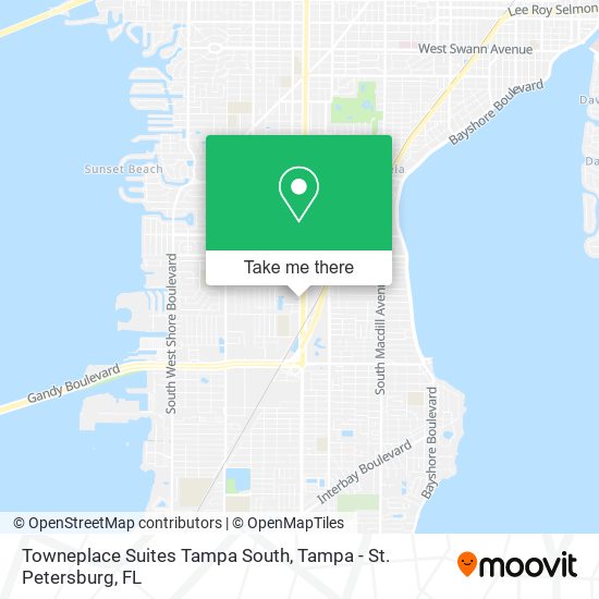 Towneplace Suites Tampa South map