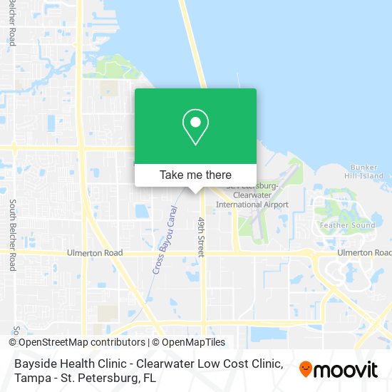 Bayside Health Clinic - Clearwater Low Cost Clinic map