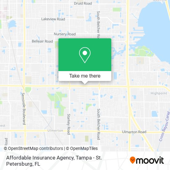 Mapa de Affordable Insurance Agency