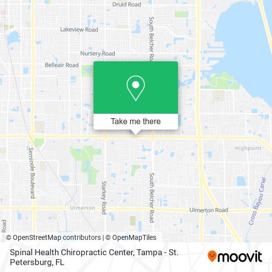 Mapa de Spinal Health Chiropractic Center