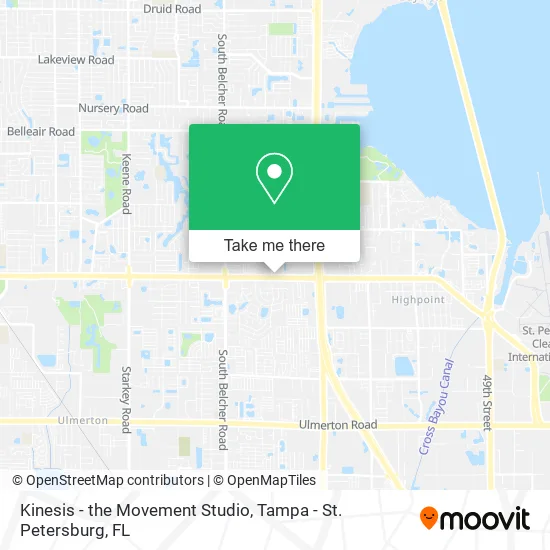 Kinesis - the Movement Studio map