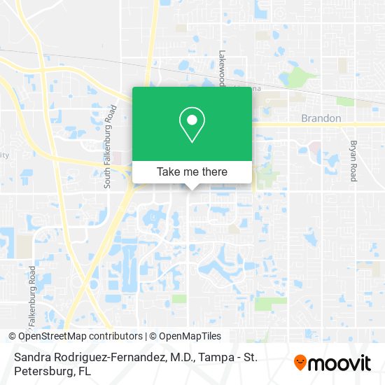 Mapa de Sandra Rodriguez-Fernandez, M.D.