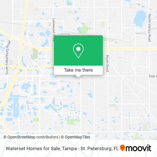 Waterset Homes for Sale map
