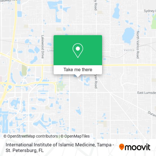 International Institute of Islamic Medicine map
