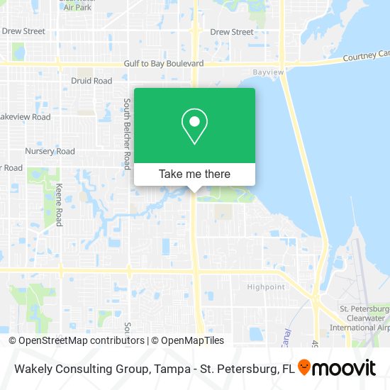 Mapa de Wakely Consulting Group