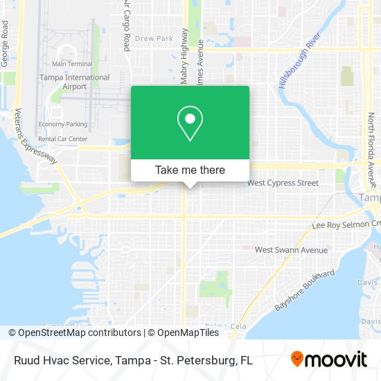 Ruud Hvac Service map